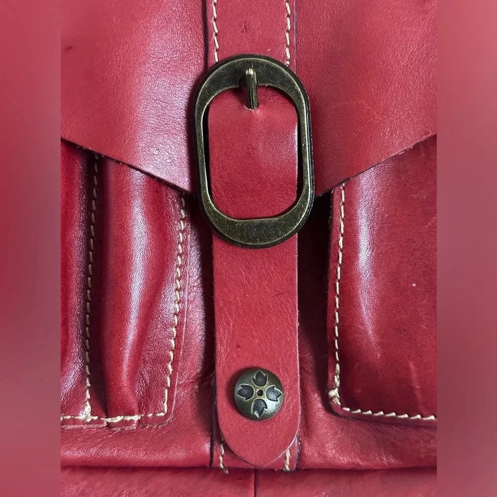Patricia Nash Praga Flap Crossbody Leather Handbag - Picture 6 of 11